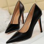 Women's High Heels Stiletto PU Leather Sexy Shoes
