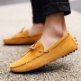 Cow Suede Leather Men's Flat Casual Driving Shoes High Quality