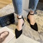 Women's Wild Thick with Pointed Single Shoes Comfortable Sexy High Heels
