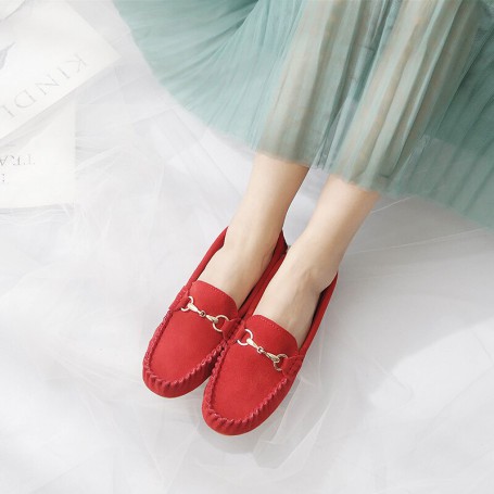 Women's Flat Casual Slip On Lady Driving Shoes