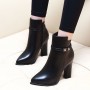 Women's Ankle Boots High Heels Pointed Toe Fashion