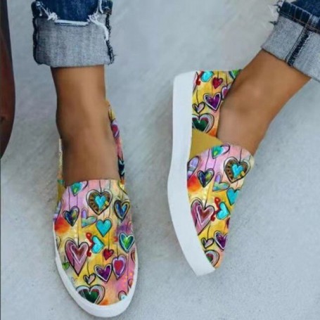 Women's Fashion Flat Canvas Shoes