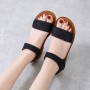 Women's Sandals PU Hook Loop Casual Soft Leather