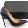 Women's Thin High Heels Leather Elegant Pointed Toe