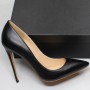 Women's Thin High Heels Leather Elegant Pointed Toe