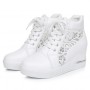 Women's Wedge Platform Sneakers Shoes