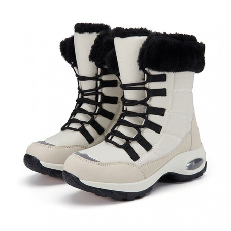 Women's Snow Boots Platform Thick Fur Heels