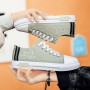 Women's Vulcanized Sneakers Lace-Up Shoes