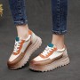 Women's Casual Sneakers National Style Leisure Slim Wedge