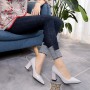 Women's Shiny Bottom Pumps Brand High Heels Pointed Toe