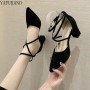 Women's Sandals Minimalist Cross Strap Pointed Toe