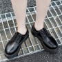 Women's Flat Shoes Casual One-Step Martin Leather Fashion