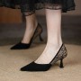 Women's High Heels Sexy Pointy French Shoes