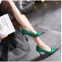 Pink Pumps High Heels Women Metal Pointed Stiletto