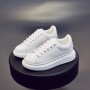 Women's Leather Platform Sneakers Casual Shoes