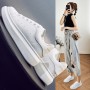 Women's Leather Platform Sneakers Casual Shoes