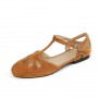 Women One Strap Flat Retro Sandals Roman Style