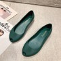 Women's Flat Jelly Shoes Peep Toe