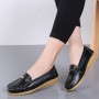 Women's Flat Shoes Genuine Leather Slip-On Loafers