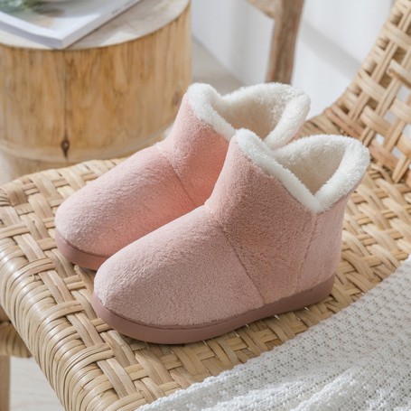 Women's Slippers Slip-On Anti-Slip Faux Fur