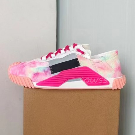 Women's Pattern Flat Casual Shoes Lace-Up Fashion