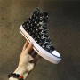 Men's/Women's High-Top Spiked Canvas Classic Shoes