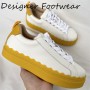 Women's Sneakers Thick Sole Real Leather Casual Walking Shoes