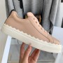 Women's Sneakers Thick Sole Real Leather Casual Walking Shoes