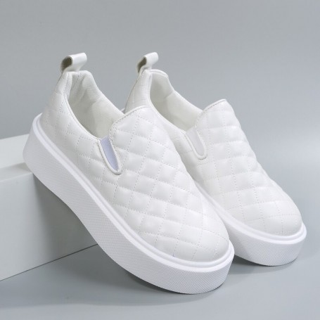 Women's Vulcanized Flat Shoes Slip-On Fashion