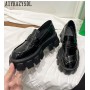 Women's Flat Shoes Casual Creepers Thick Sole Bottom