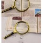 Handheld Reading Magnifying Glass,High-Magnification, High-Definition, Can Be Used for Jewelry and Jade Identification, Portable