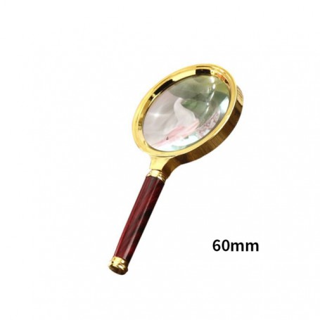 Handheld Reading Magnifying Glass,High-Magnification, High-Definition, Can Be Used for Jewelry and Jade Identification, Portable