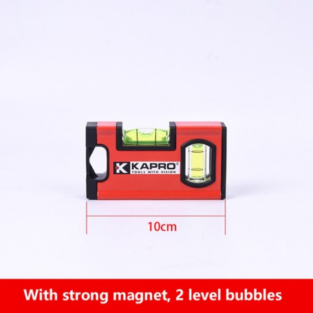 Kapro 10/20cm Portable Magnetic Spirit Level High Precision Aluminum Construction Leveling Tool Measurement Bubble Level Gauge