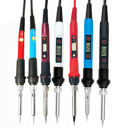 60/80W digital electricTools welding iron tool  temperature adjustable soldering  iron tips/ stand/ tin wire