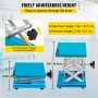 VEVOR 8"X8" Aluminum Laboratory Jack Table Elevator Lab Lifter Platform Height Adjustable Work Bench Carpentry Tools Equipment