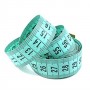 150cm/60" Body Measuring Ruler Sewing Tailor Tape Measure Centimeter Meter Sewing Measuring Tape Soft Random Color