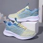 New women's casual shoes sports shoes ultra light and comfortable sports shoes flying woven tennis women's flat bottom