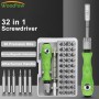 32 In 1 Multifunction Screwdriver Set Professional Magnetic Bits Screw Driver Mini Tool Case For iPhone Mobile Camera Watch PC