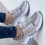 Sneakers for Women Mesh Breathable Women's Vulcanize Shoes Wedge Platform Casual Sports Shoes Lace-up Running Shoes