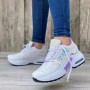 Sneakers for Women Mesh Breathable Women's Vulcanize Shoes Wedge Platform Casual Sports Shoes Lace-up Running Shoes