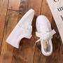 Shoes Spring Ribbon Bow White Casual Sneakers Non Slip Fashion Flower Flat All-match Shoes Rainbow Ribbon Sneakers