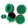 2/3.5/4/'' Brush Attachment Set Power Scrubber Drill Brush Polisher Bathroom Cleaning Kit with Extender Kitchen Cleaning Tools