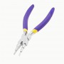 6 in 1 Wire Bending Pliers Guardrail Pliers Wire Ring Forming Pliers for 2-9mm Rings and Jump Rings Jewelry Making Tool