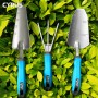 Garden Tools Set Aluminum Alloy Three-Piece Suit Cultivating Planting Trowel Cultivator Shovels Spades Transplanter