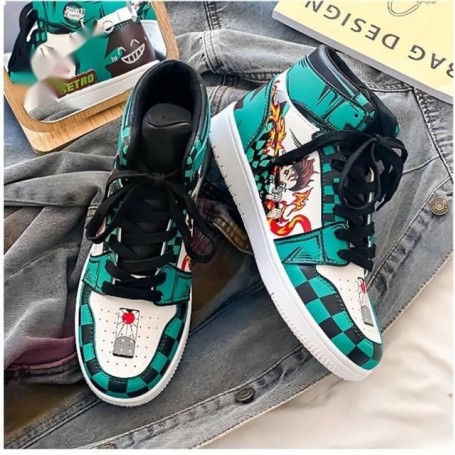 Sneaker Shoes Cosplay Sneakers Demon Slayer Casual Shoes