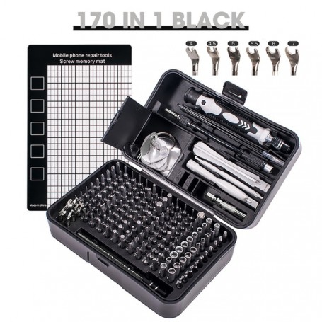 REIZ Precision Screwdriver Set 170/130/122/12 In 1 Magnetic Torx CR-V Screw Bits For Multifunctional Phone PC Repair Hand Tools