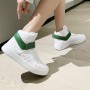 Sneakers High Cut Round Unisex Thick Bottom Breathable Walking Running Shoes