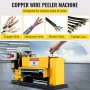 Electric Scrap Cable Stripping Machine 220V Wire Stripper 1mm - 38mm 11 Channels With 10 Blades for Copper Wire Recycling