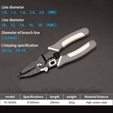 Stripper pliers wire twisting tools set professional Manual Wire Peeler Cutter 6" High Quality Wire Hand Tool