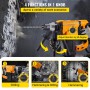 1500W Rotary Hammer Drill Max Drilling 32mm SDS Plus Demolition Jackhammer Breaker 4 Modes Electric Concrete Perforator